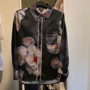 Ted Baker floral blouse